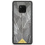 Huawei Mate 20 Pro Black Frame Skeleton Leaves Phone Case