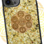 All Seven Chakra Yoga Symbols on Jasmine Phone Case