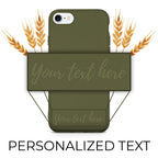 Biodegradable Personalized Phone Case - Olive Green