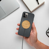 MagSafe BLACK Wireless Charger - Wood