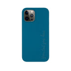 Biodegradable Personalized Phone Case - Deep Sea Blue