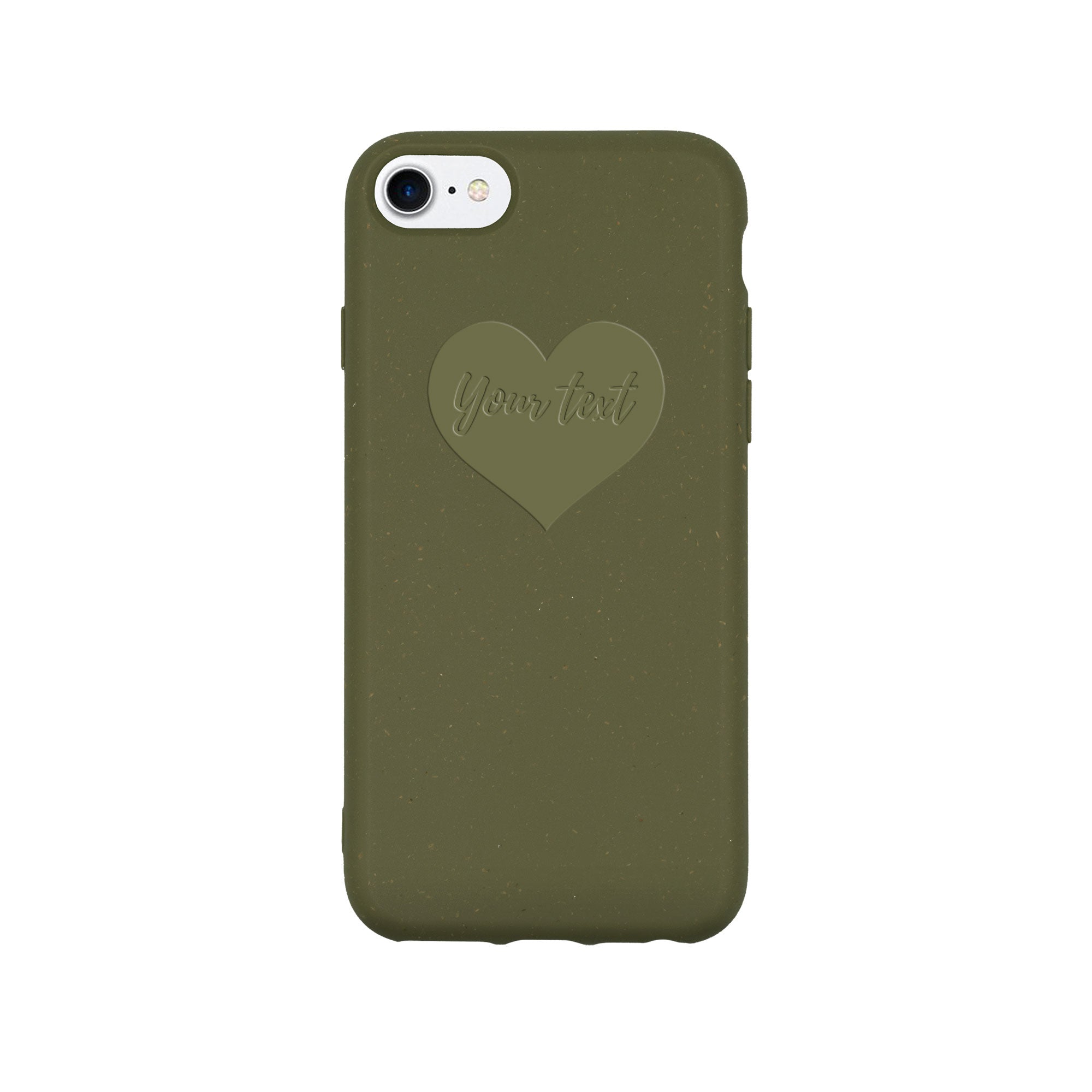 Biodegradable Personalized Phone Case - Olive Green