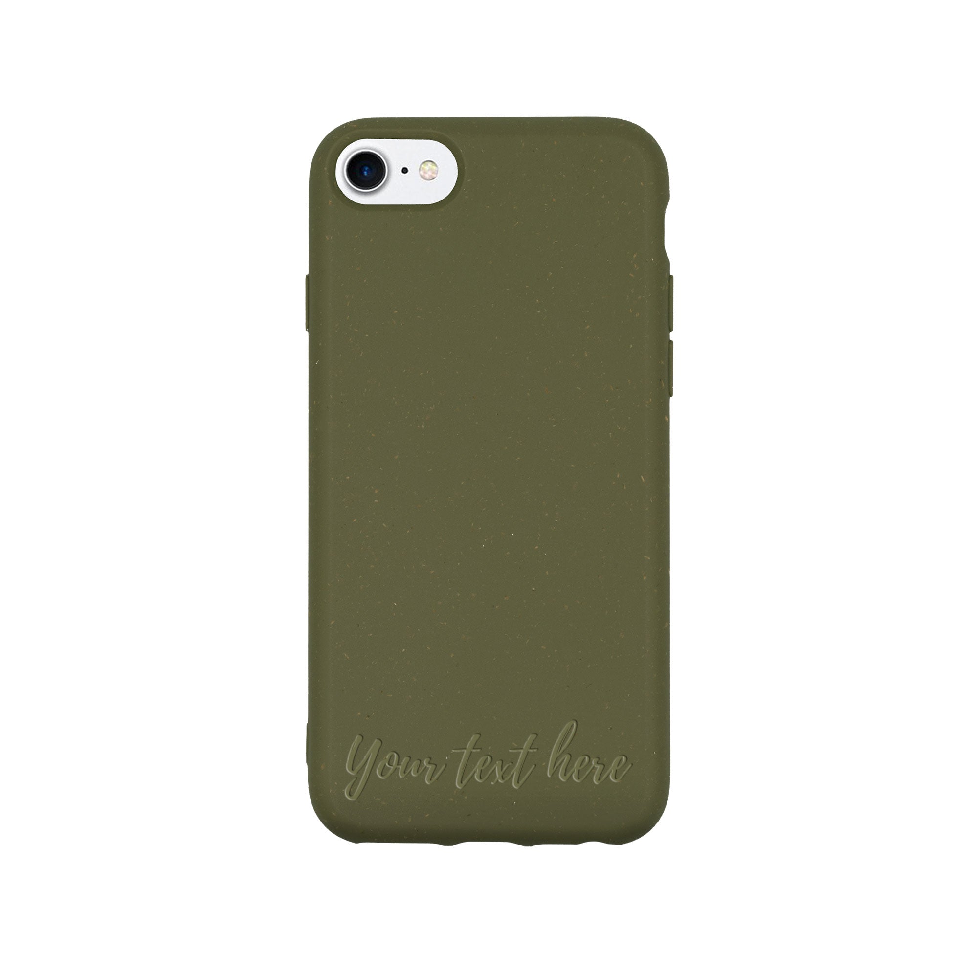 Biodegradable Personalized Phone Case - Olive Green