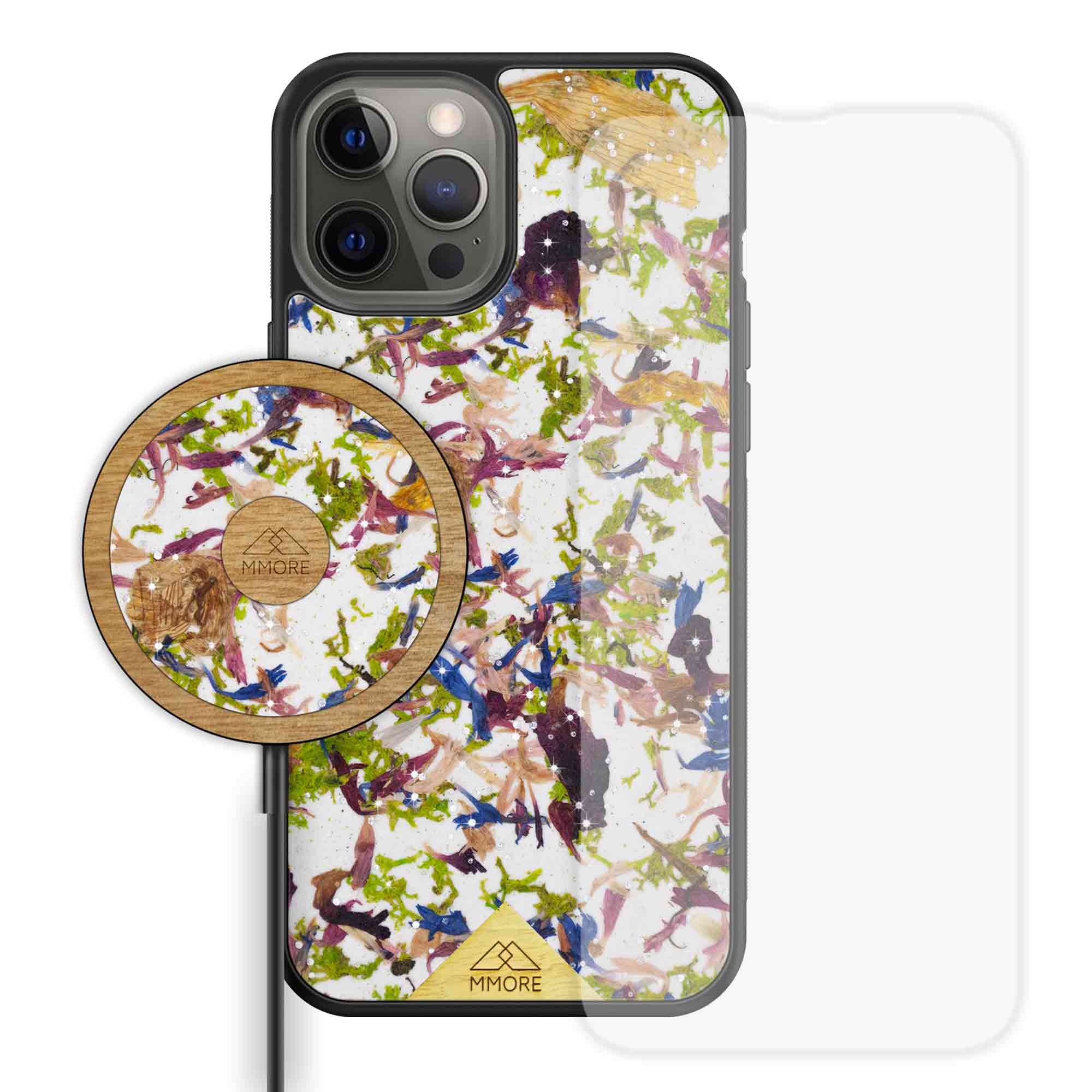 Crystal Meadow BUNDLE Phone Case + Screen Protector + Crystal Meadow Wireless Charger Main image