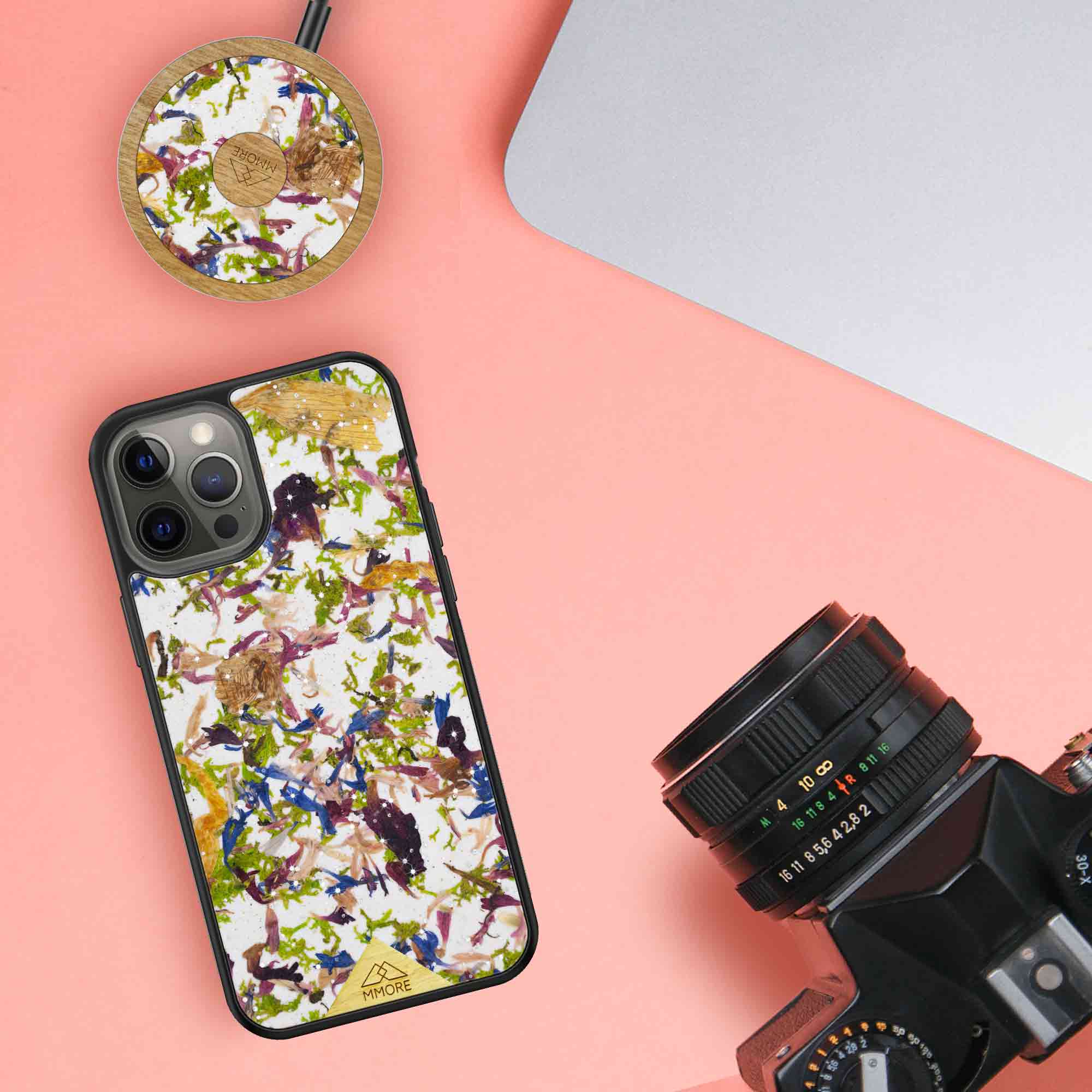 Crystal Meadow BUNDLE Phone Case + Screen Protector + Crystal Meadow Wireless Charger Secondary image