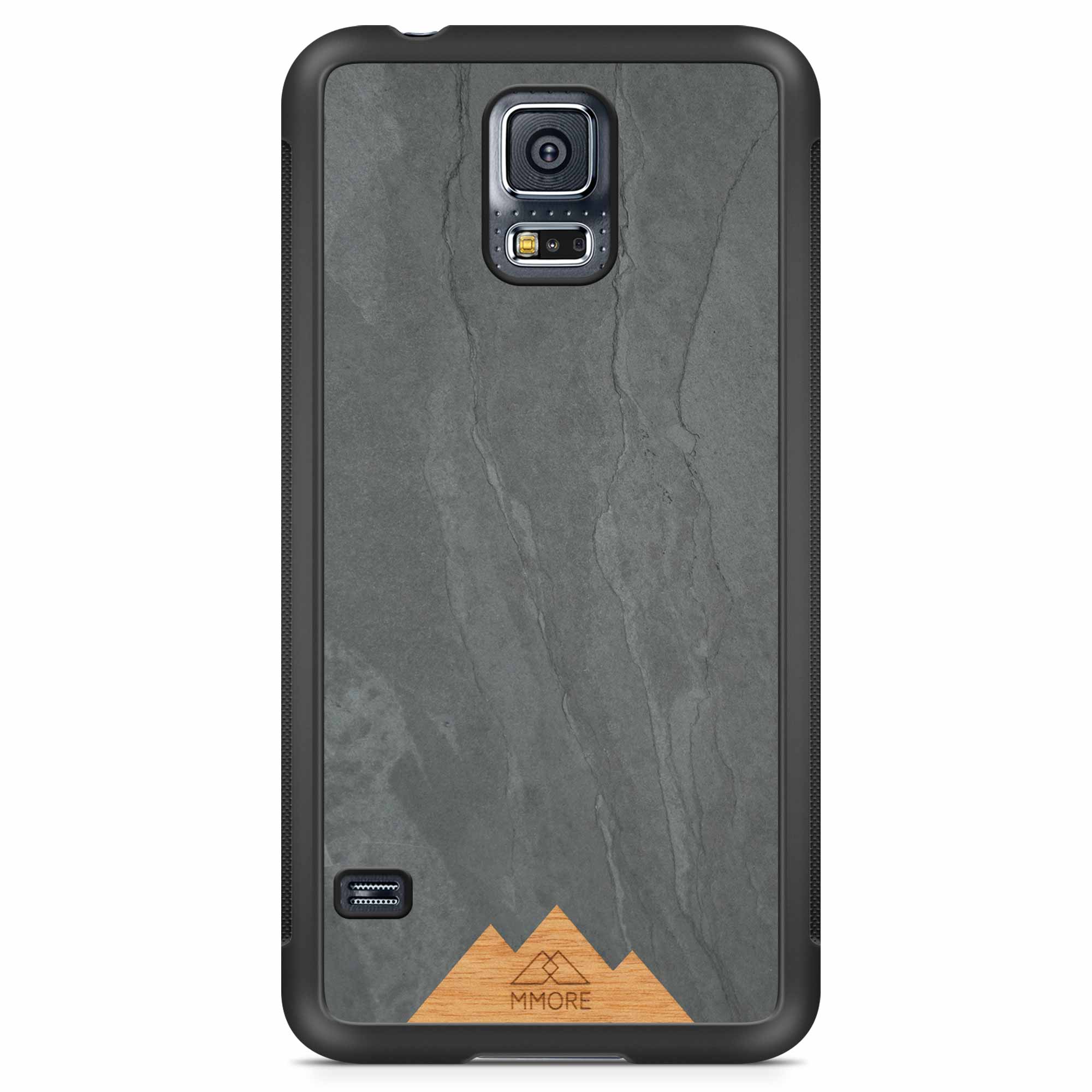 Huawei P20 Black Frame Phone Case Mountain Stone