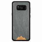 Huawei P30 Lite Black Frame Phone Case Mountain Stone