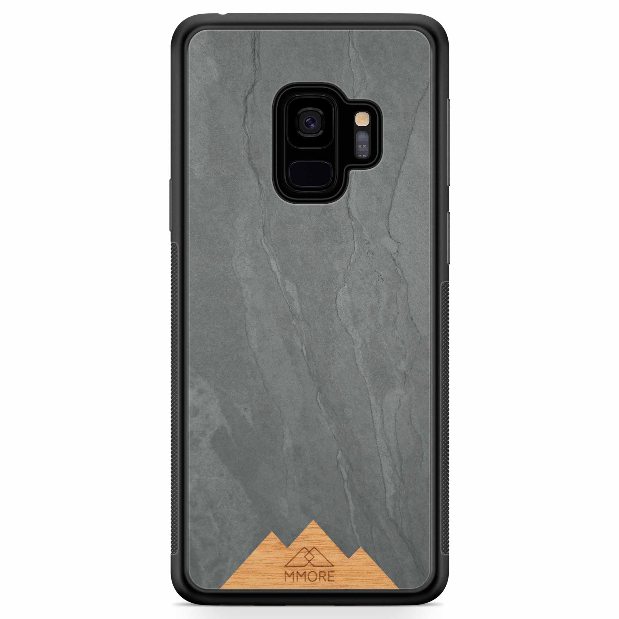 Huawei P30 Pro Black Frame Phone Case Mountain Stone