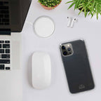 Recycled Ocean Plastic BUNDLE Transparent Phone Case + Screen Protector + Wireless Charger