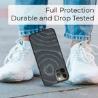 Wellenholz Handyhülle