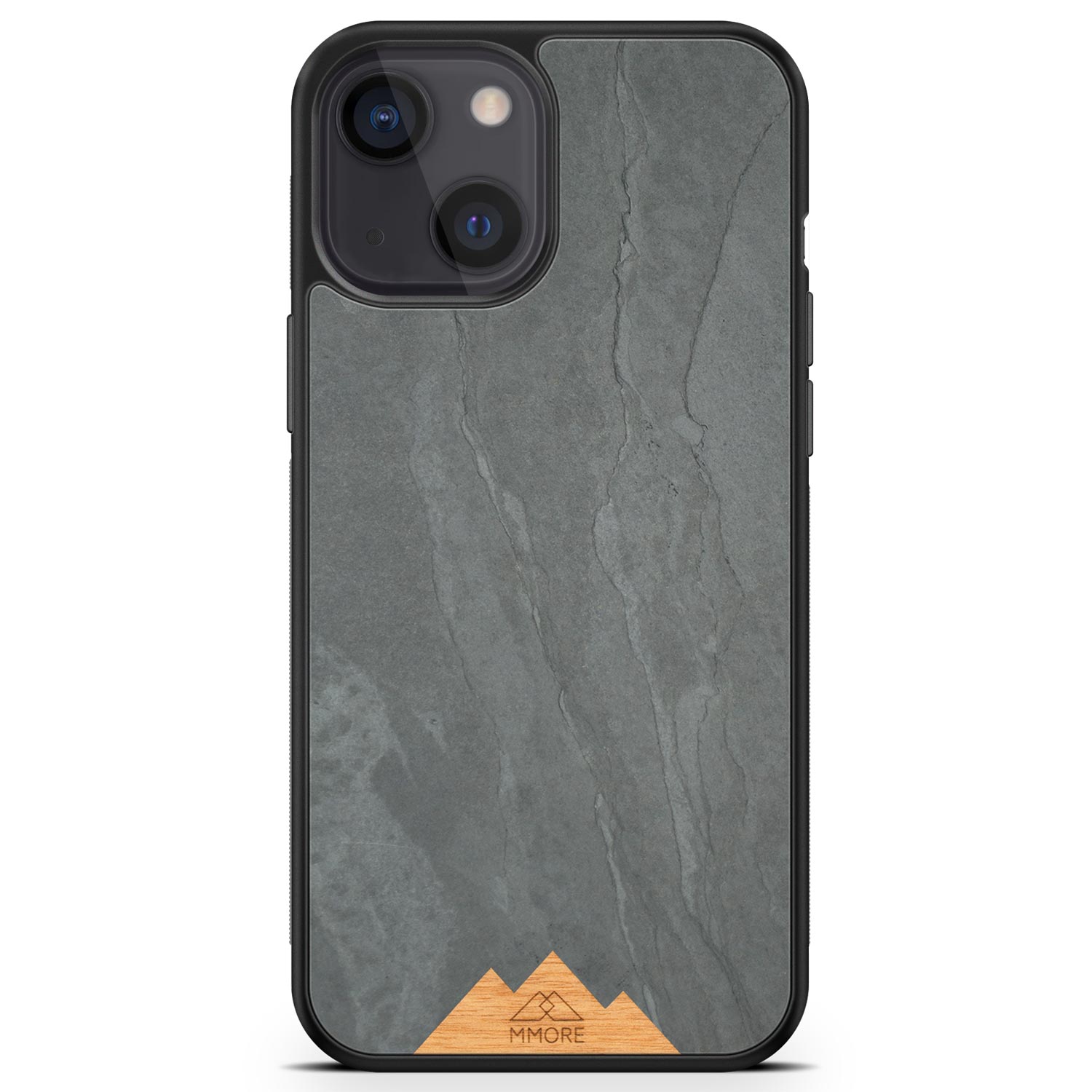 iPhone 7 Plus black frame phone case  Mountain Stone