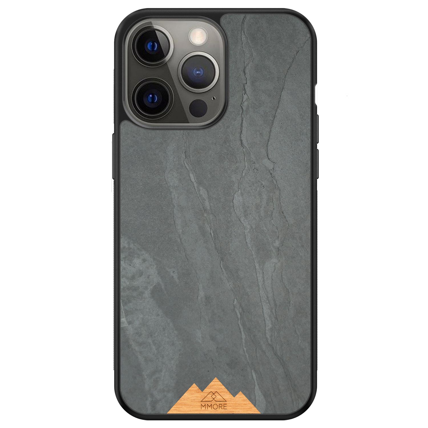 iPhone 12 Pro black frame phone case  Mountain Stone Main image