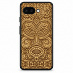 MMORE Tribal Mask wood phone case for Google Pixel 10a