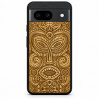 MMORE Tribal Mask wood phone case for Google Pixel 8a