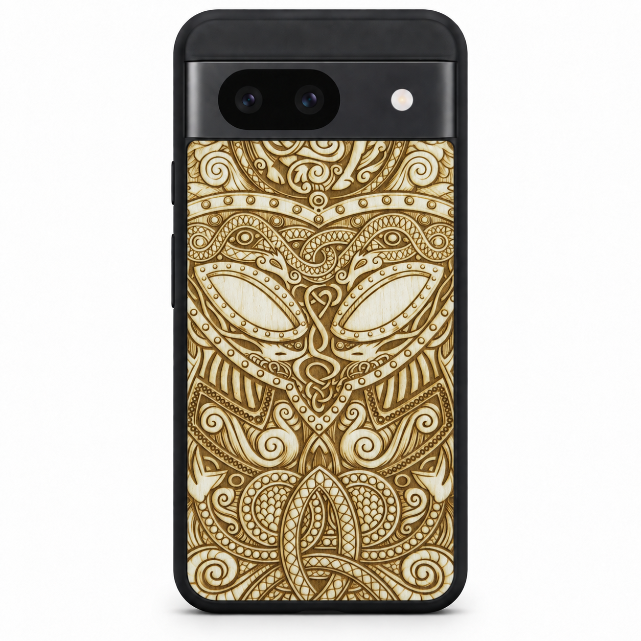 MMORE Viking wood phone case for Google Pixel 8a