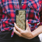 Alpine Hay Huawei Phone Case held in hand