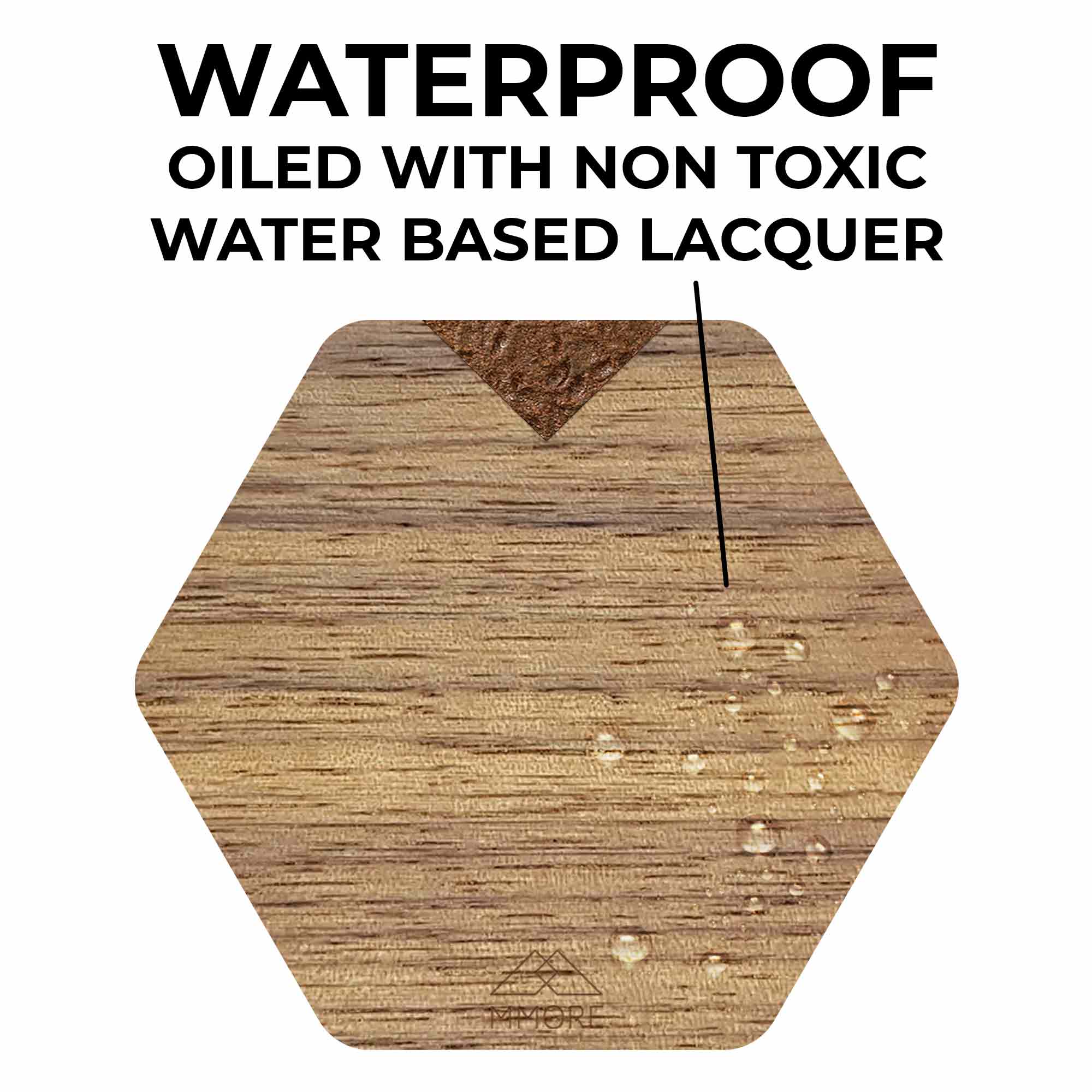 Single Wooden Coaster - American Walnut
