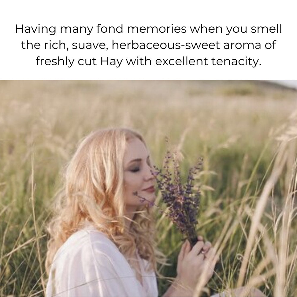 the aroma of the frreshly cut alpine hay in the mountains