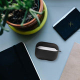 Black Biodegradable Apple Airpods Pro Case on Table