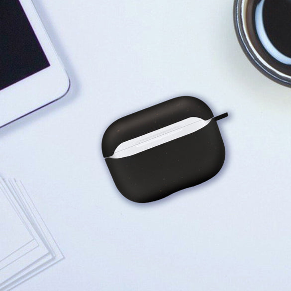 Compostable Black Airpods Pro Case in the office