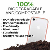 Estuche transparente compostable en Dirt