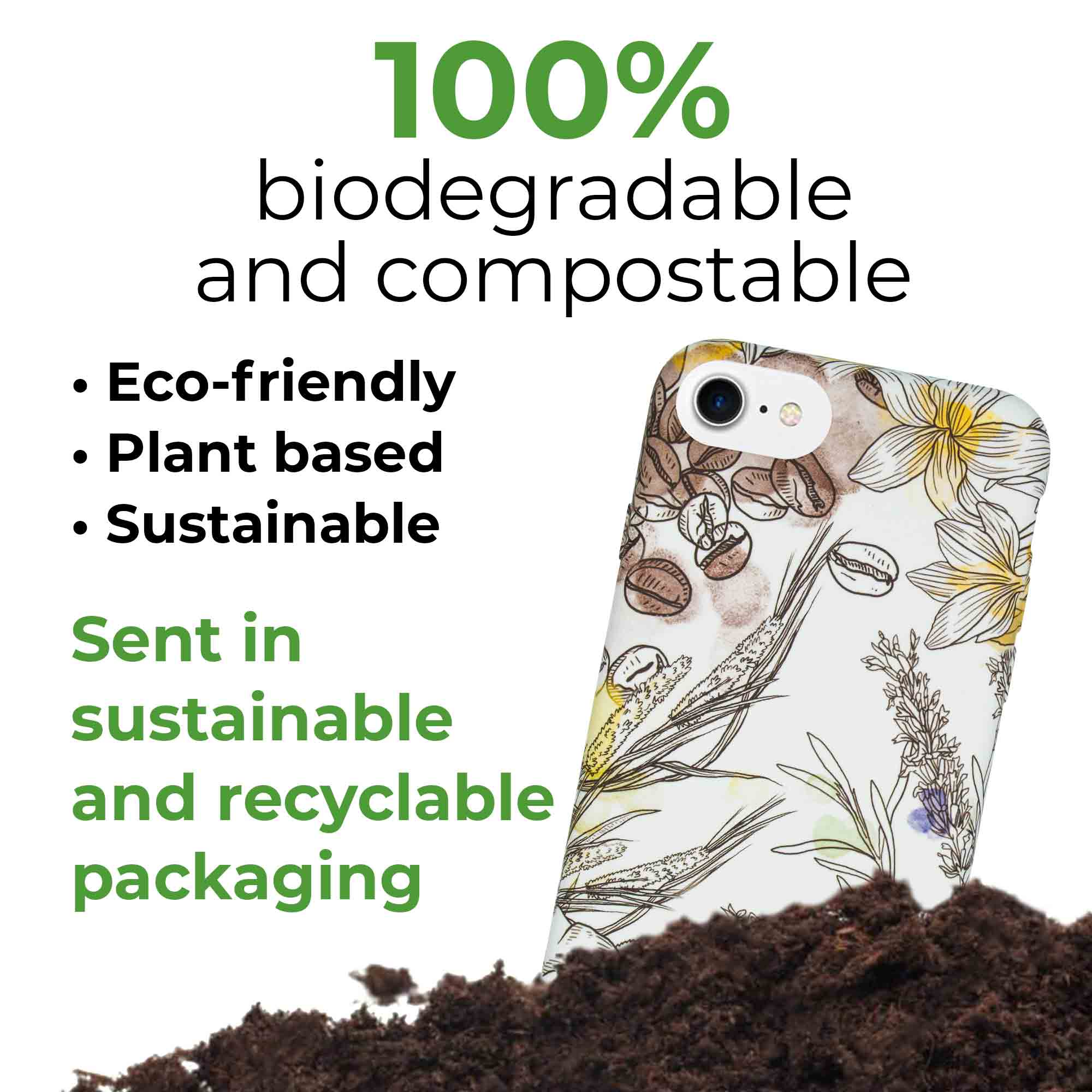 100% Biodegradable MMORE Watercolor Design Phone Case for iPhones 100% Biodegradable MMORE Watercolor Design Phone Case for iPhones