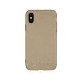 iPhone X Custom Vertical Text Olive Green Case