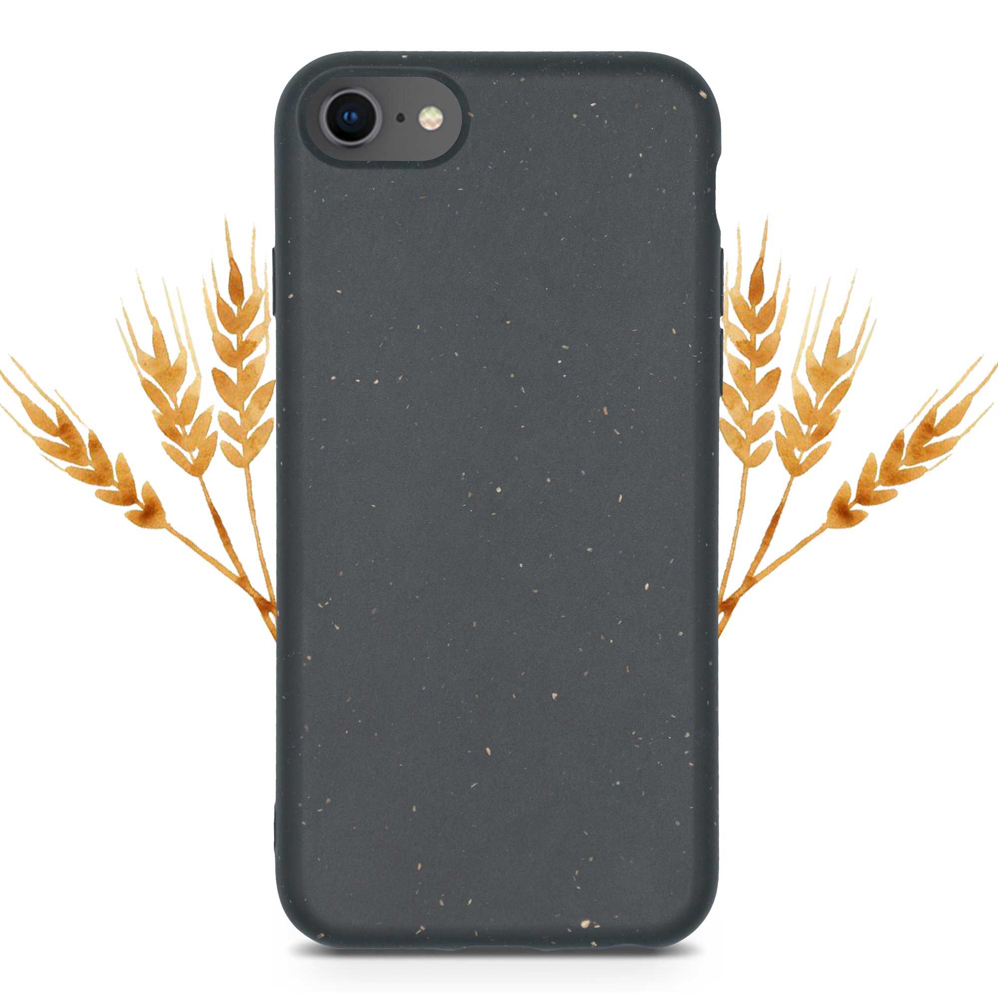 Capa de telefone biodegradável preta para iPhone 6