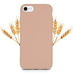 iphone 7 Pastel Pink Phone Case with Wheat Background