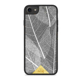 Custodia biodegradabile per iPhone 7 Skeleton Leaves