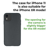 Die biologisch abbaubare iPhone 11 Hülle ist für das iPhone XR geeignet