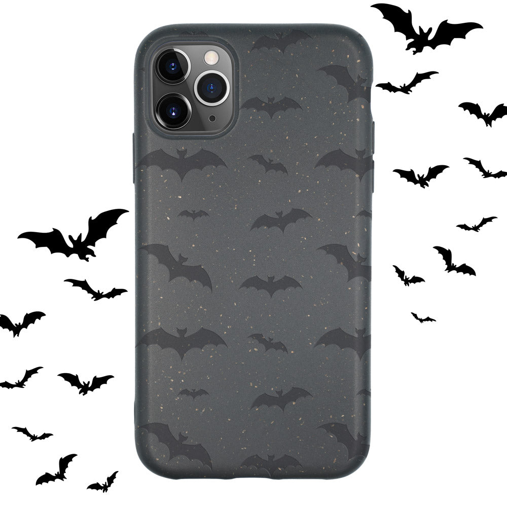 Bats Halloween Biodegradable Phone Case - Black Main image