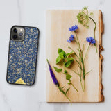 Blaue Kornblume Handyhülle mit Blumen