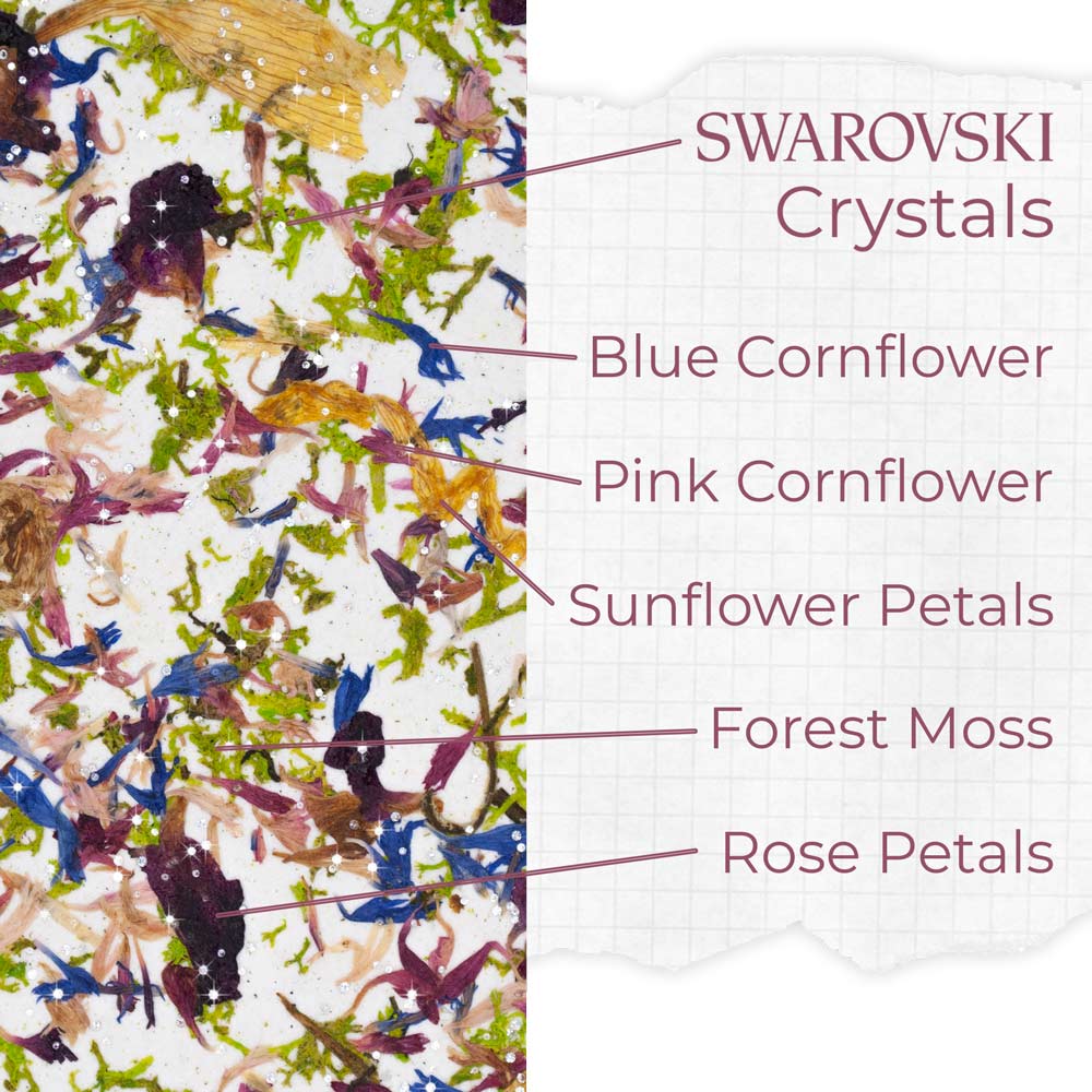 Componentes de material orgánico de Swarovski Crystal Meadow