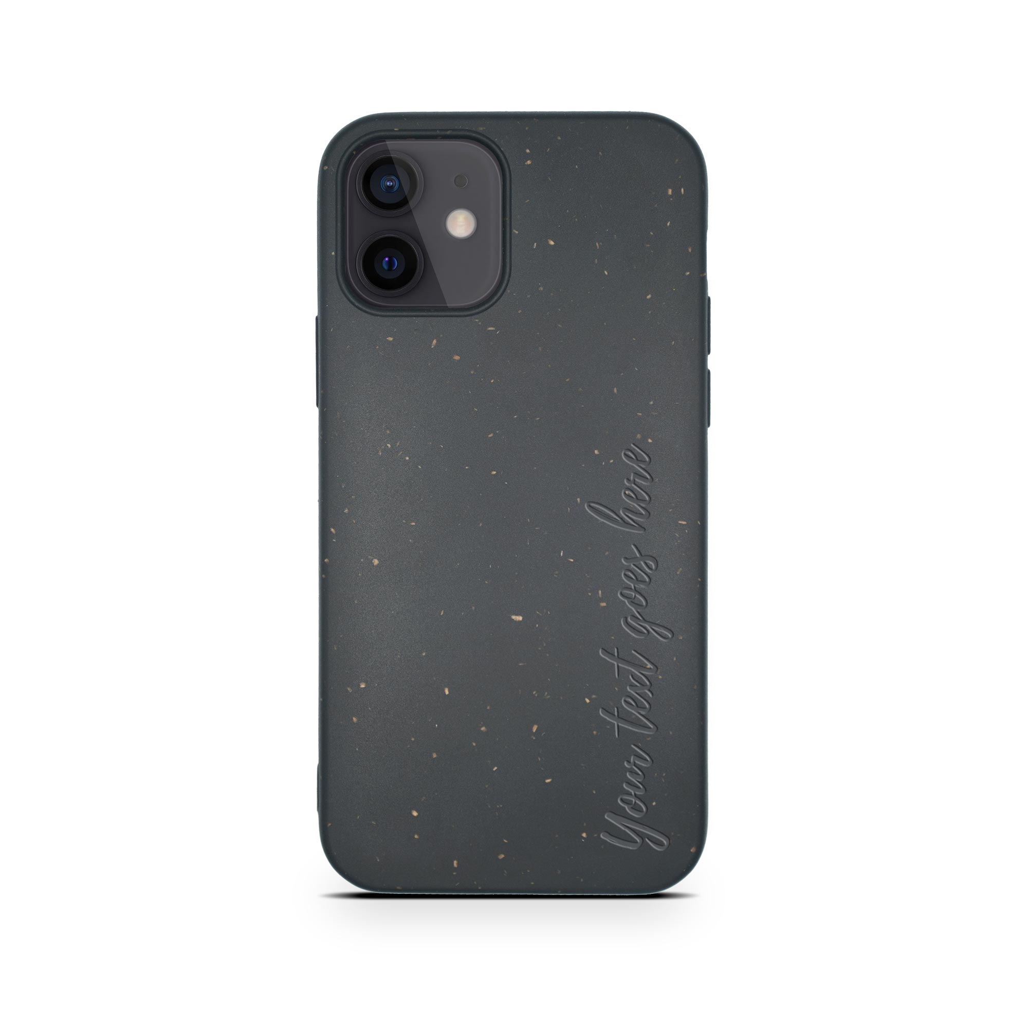iPhone 12 Mini Personalized Vertical Text Phone Case