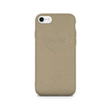 Text in Heart Olive Green Case