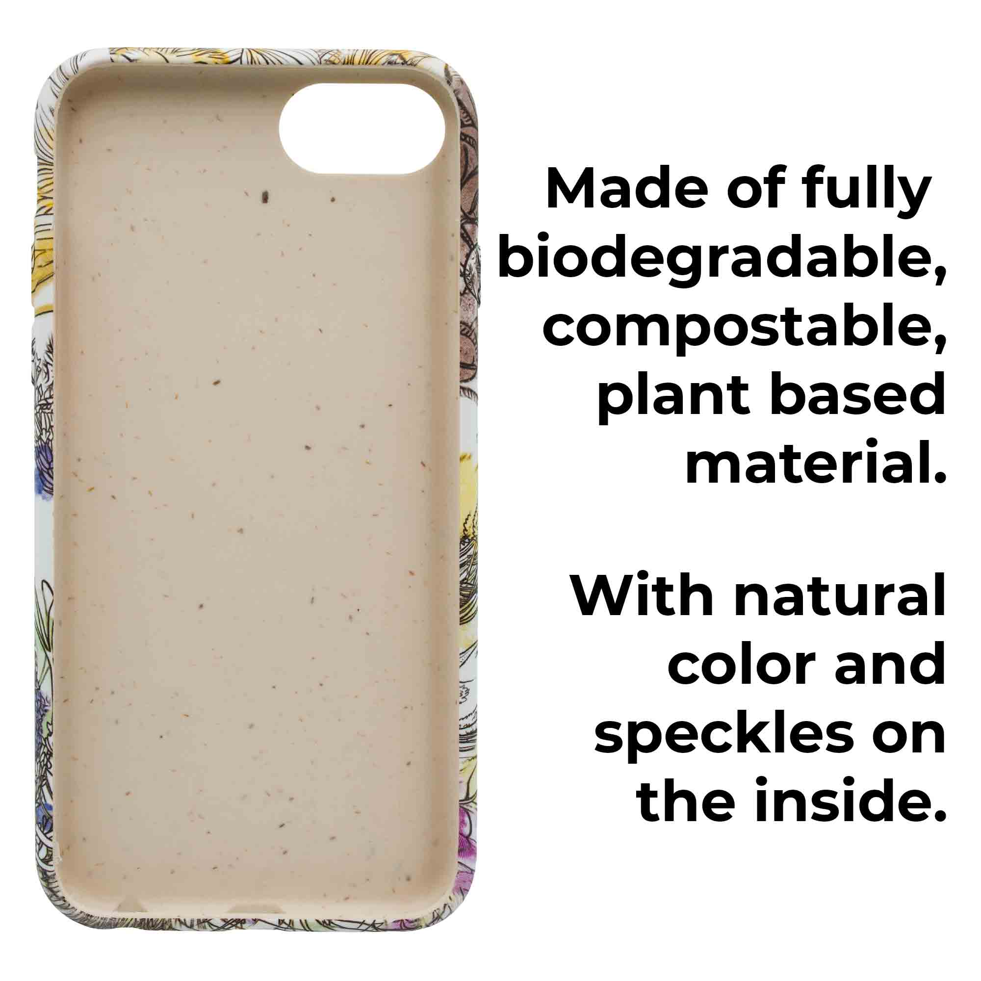 100% Biodegradable MMORE Watercolor Design Phone Case for iPhones