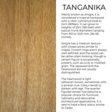Introducción a la madera de Tanganica