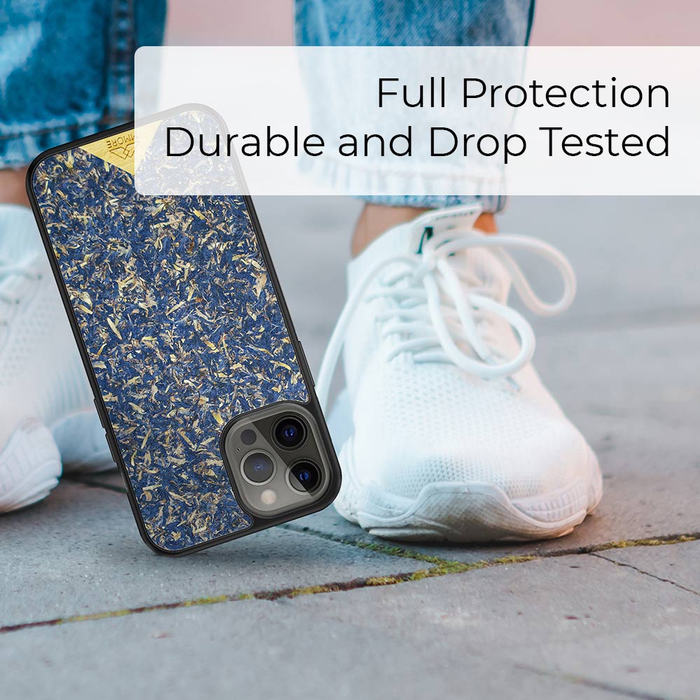 Fully Protective phone case Blue Cornflower