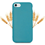 Biodegradable Ocean Blue Phone Case with Wheat Background