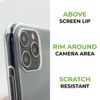 Fully protective transparent sustainable phone case 