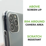 Fully protective transparent sustainable phone case 