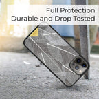 Fully Protective phone case Skeleton Leaves