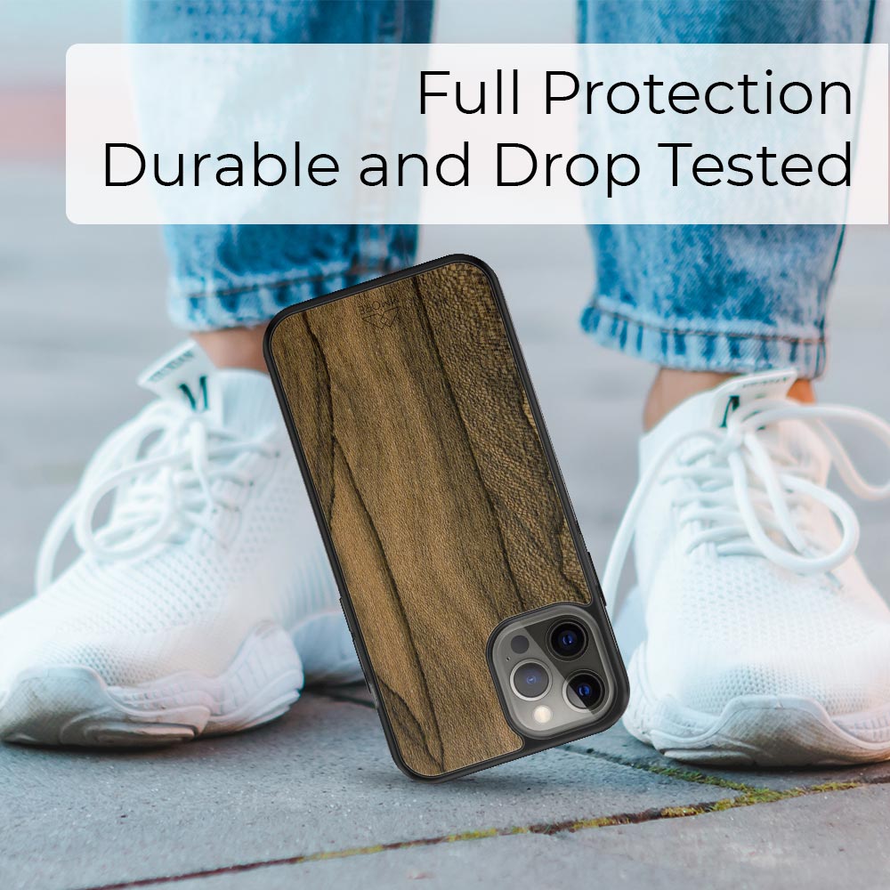 Durablee and Drop Tested Ziricote Phone Case