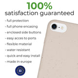 Full protection White Biodegradable Phone Case