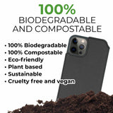 Vollständig biologisch abbaubares und kompostierbares Flip Case für iPhone