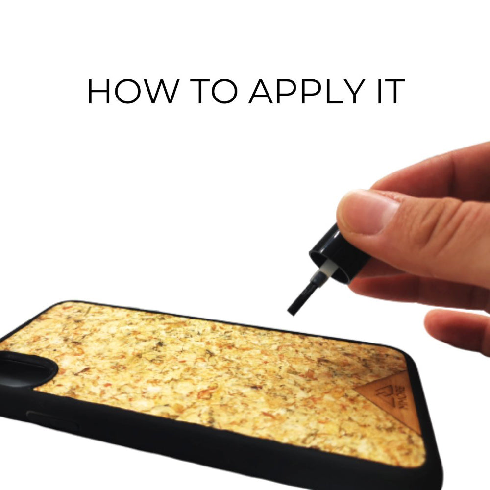 How to apply the refresher to jasmine phone case
