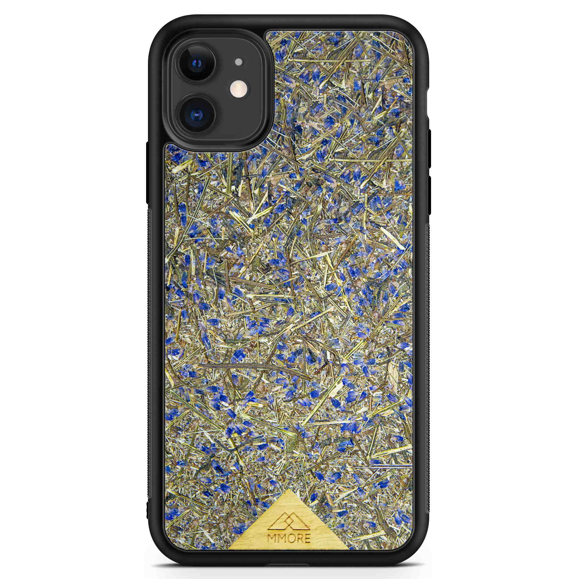 Чехол для телефона с черной рамкой и бледно-лиловым цветом для iPhone 11
