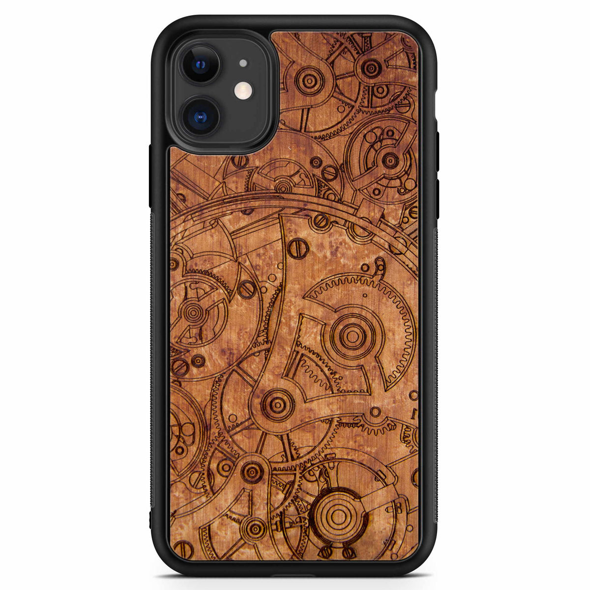 iPhone 11 Mechanism Wood Phone Case
