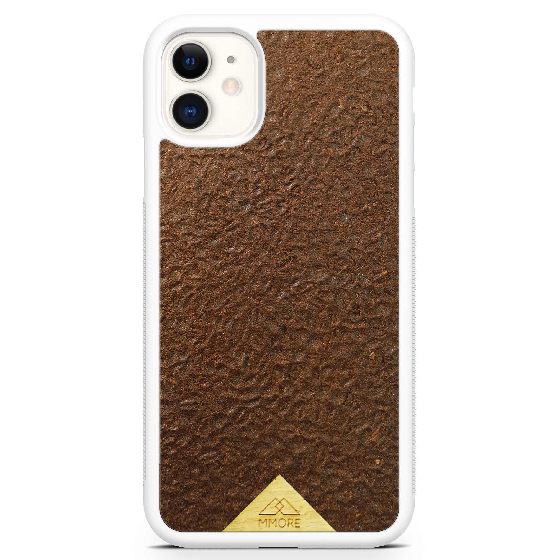 iPhone 11 White Frame Coffee Phone Case